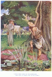 Naar de stad Walsingham, de weg is moeilijk om te gaan, 1928